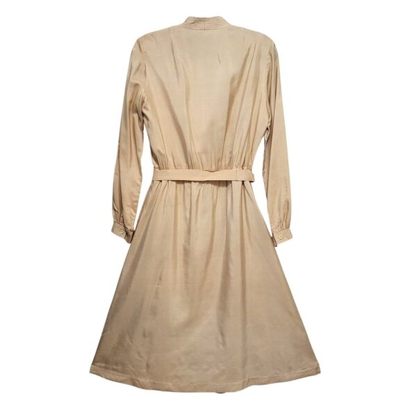 Vintage NEW THREADS Silk Dress Disco Dancing Midi - Picture 8 of 15